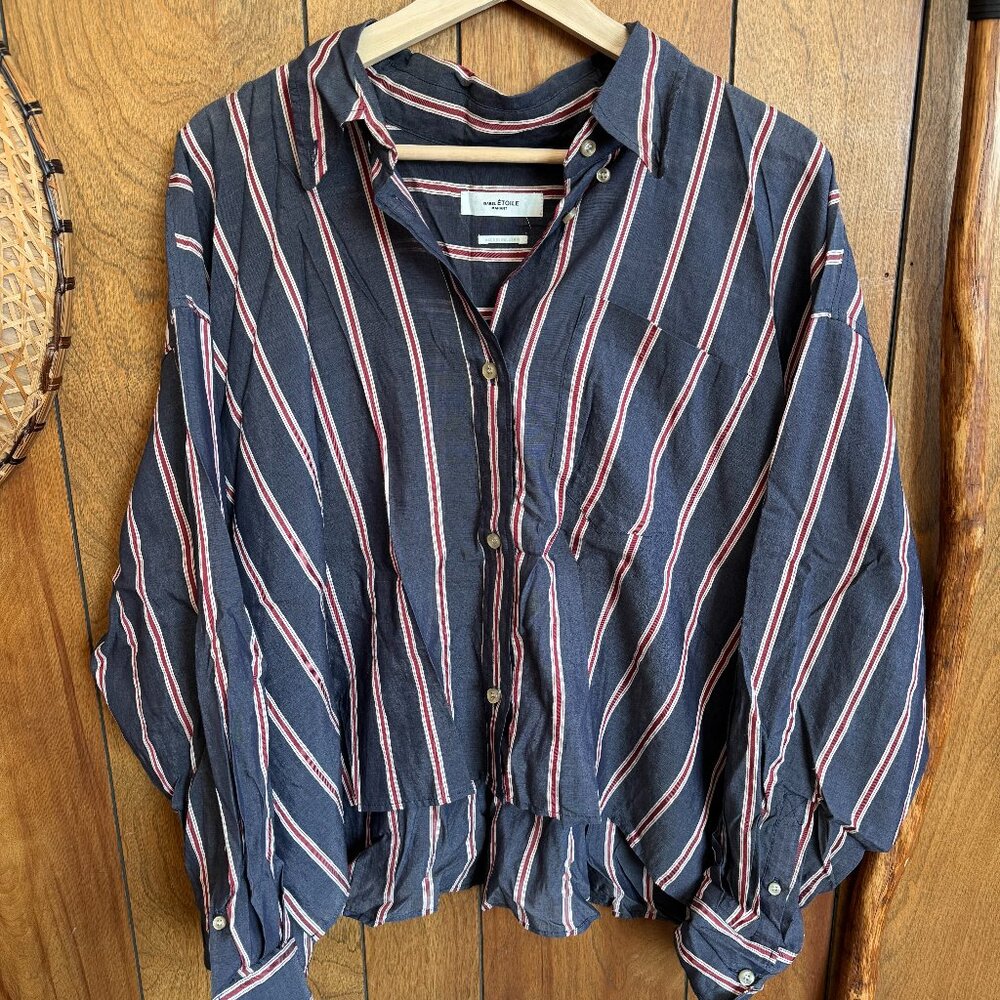 Isabel Marrant - Boxy Button Down Shirt - SZ 40 (M)